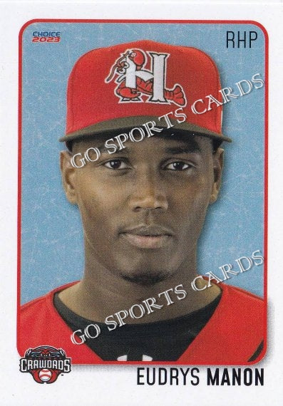2023 Hickory Crawdads 1st Eudrys Manon