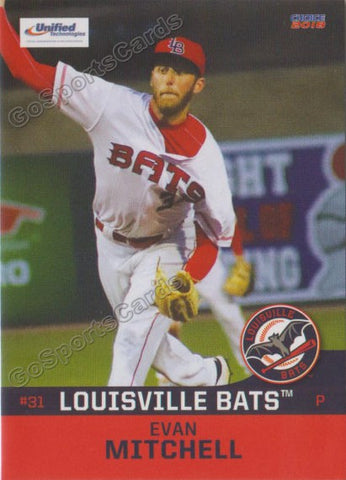 2018 Louisville Bats Evan Mitchell