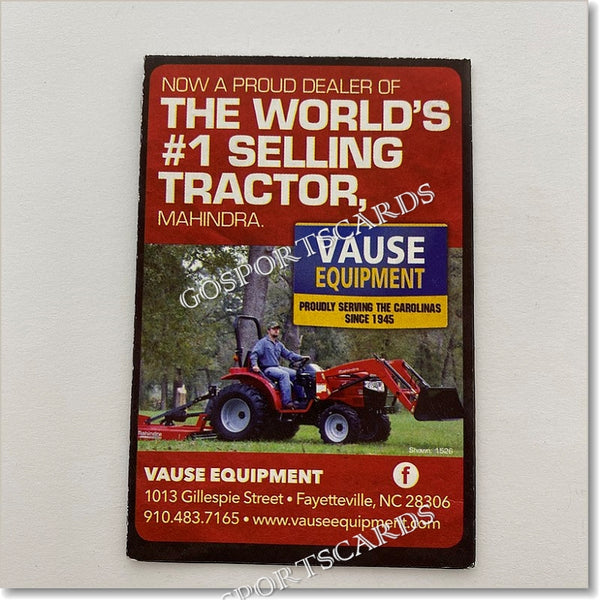 2019 Fayetteville Woodpeckers Pocket Schedule (Inaugural Year)