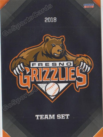 2018 Fresno Grizzlies Header Checklist