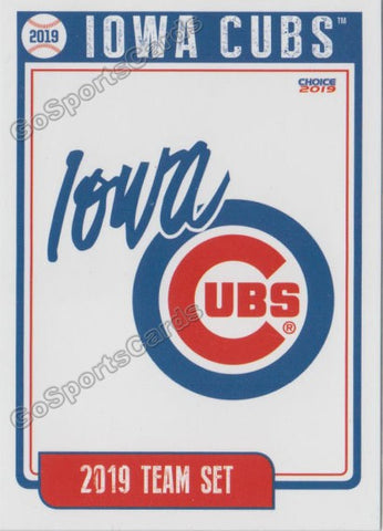 2019 Iowa Cubs Header Checklist