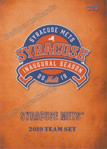2019 Syracuse Mets Header Checklist