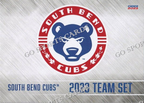 2023 South Bend Cubs Header Checklist