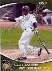 2009 South Bend Silver Hawks Isaias Asencio
