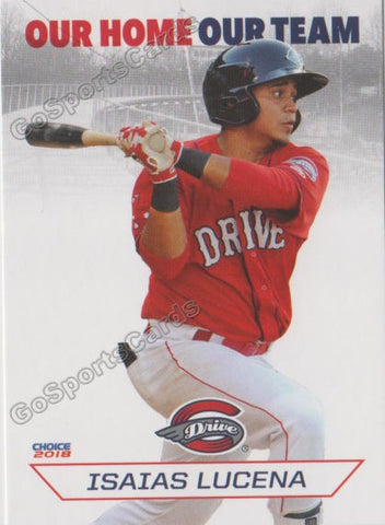 2018 Greenville Drive Isaias Lucena
