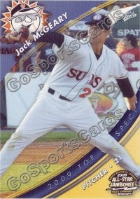 2009 South Atlantic League SAL Top Prospect Jack McGeary