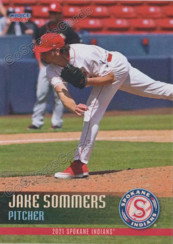 2021 Spokane Indians Jake Sommers