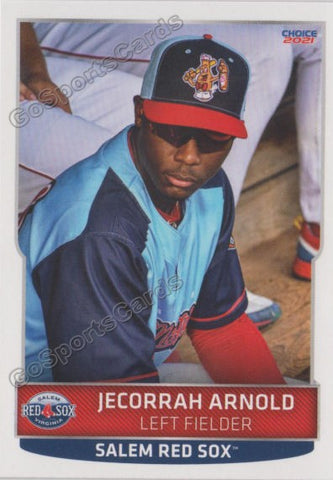 2021 Salem Red Sox Jecorrah Arnold