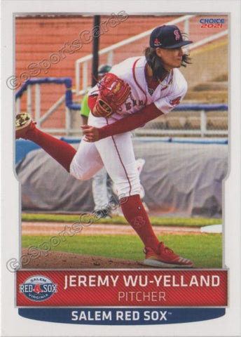 2021 Salem Red Sox Jeremy Wu Yelland