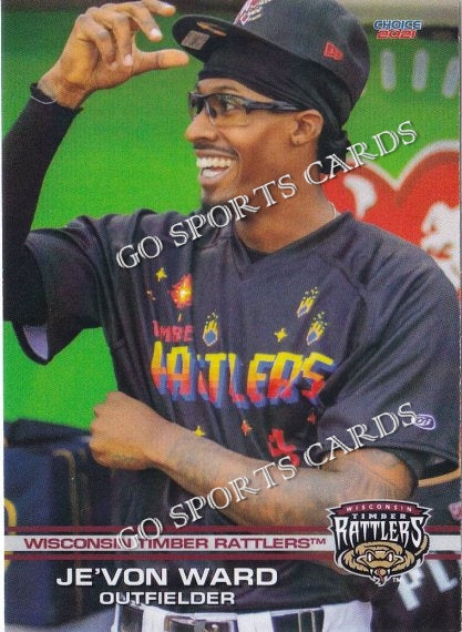 2021 Wisconsin Timber Rattlers Jersey Je'von Ward 45