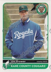 2012 Kane County Cougars Jim Brower – Go Sports Cards