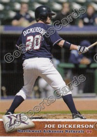 2009 Northwest Arkansas Naturals Joe Dickerson