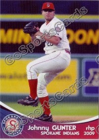 2009 Spokane Indians Johnny Gunter