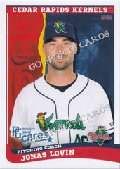 2023 Cedar Rapids Kernels Jonas Lovin – Go Sports Cards