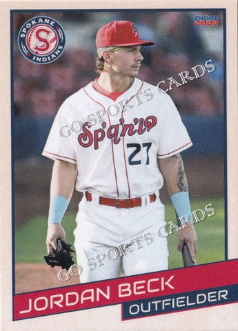 2023 Spokane Indians Jordan Beck