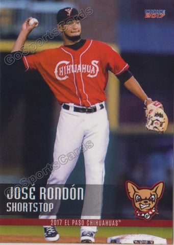 2017 El Paso Chihuahuas Jose Rondon