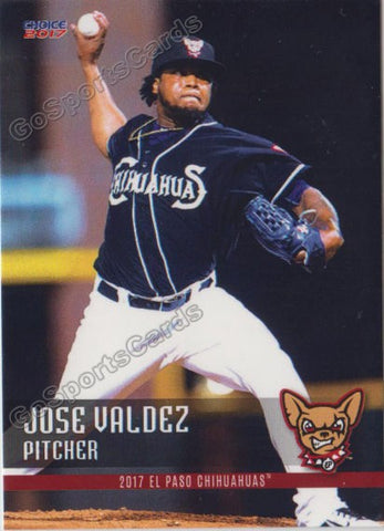 2017 El Paso Chihuahuas Jose Valdez