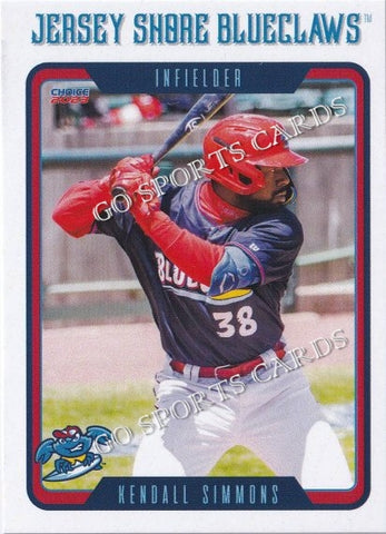 2023 Jersey Shore BlueClaws Kendall Simmons