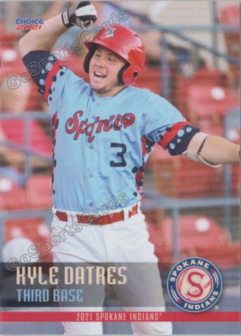 2021 Spokane Indians Kyle Datres