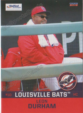 2018 Louisville Bats Leon Durham