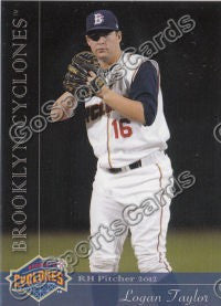 2012 Brooklyn Cyclones Logan Taylor