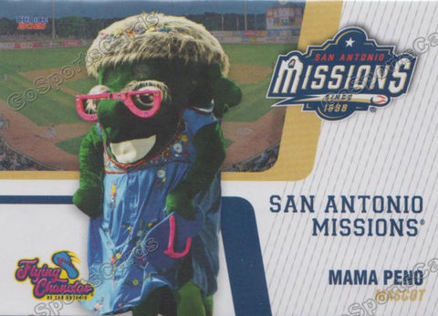 2021 San Antonio Missions Mama Peno Mascot