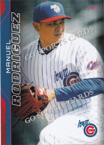2023 Iowa Cubs Manuel Rodriguez