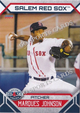 2023 Salem Red Sox Marques Johnson