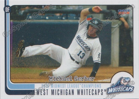 2015 West Michigan WhiteCaps Champions Michael Gerber