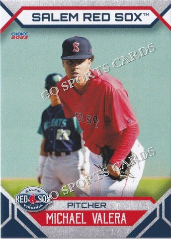 2023 Salem Red Sox Michael Valera