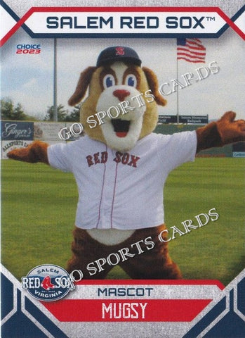 2023 Salem Red Sox Mugsy Mascot