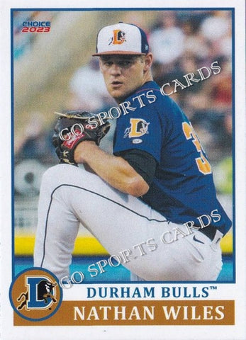 2023 Durham Bulls Nathan Wiles