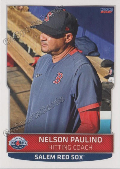 2021 Salem Red Sox Nelson Paulino