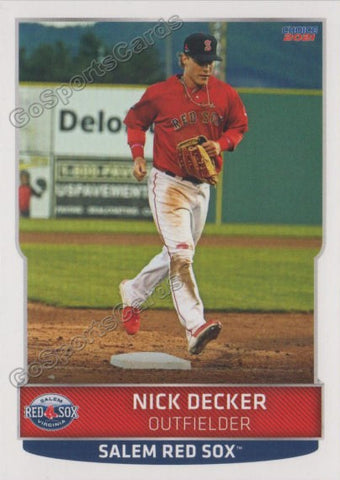 2021 Salem Red Sox Nick Decker