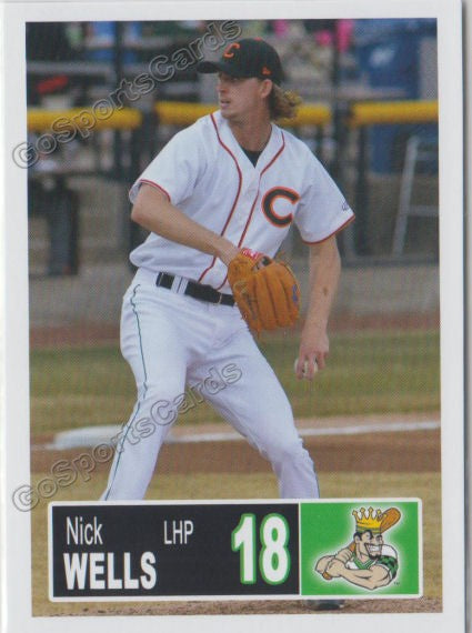 2018 Clinton LumberKings Nick Wells