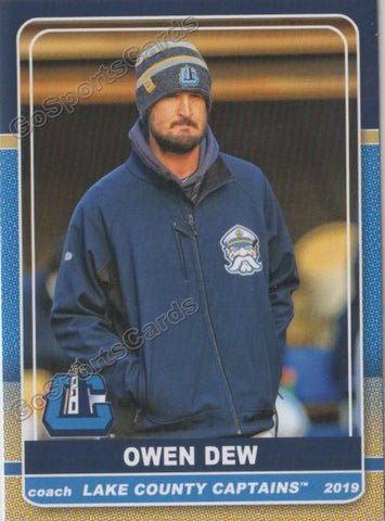 2019 Lake County Captains Owen Dew