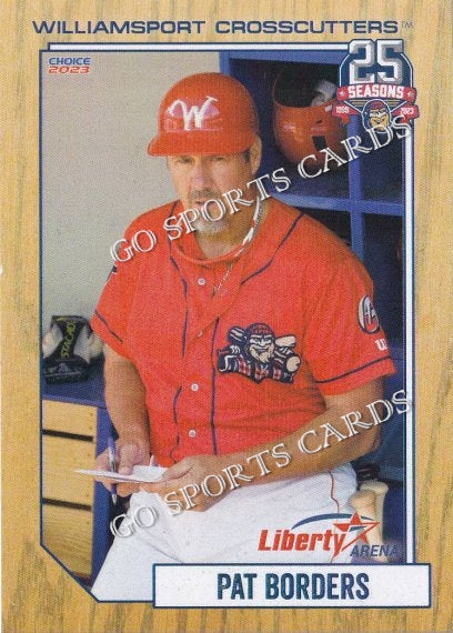 2023 Williamsport Crosscutters 25th Anniversary Pat Borders