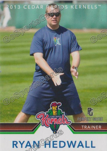 2013 Cedar Rapids Kernels Ryan Hedwall