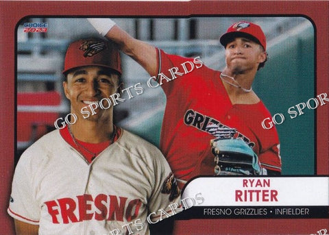 2023 Fresno Grizzlies Ryan Ritter