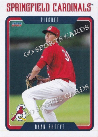 2023 Springfield Cardinals Ryan Shreve