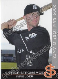 2009 San Jose Giants Skyler Stromsmoe