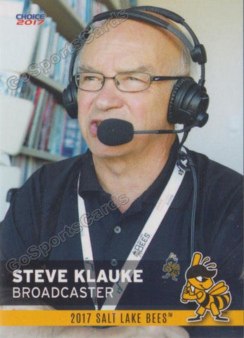 2017 Salt Lake Bees Steve Klauke