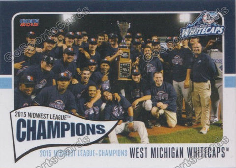2015 West Michigan WhiteCaps Champions Team Photo Checklist