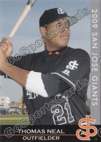 2009 San Jose Giants Thomas Neal