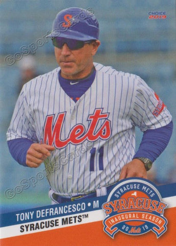 2019 Syracuse Mets Tony Defrancesco