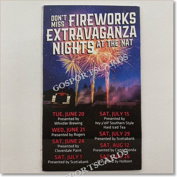 2017 Vancouver Canadians Pocket Schedule