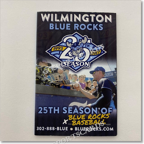 2017 Wilmington Blue Rocks Pocket Schedule