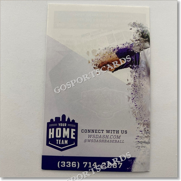 2017 Winston Salem Dash Pocket Schedule