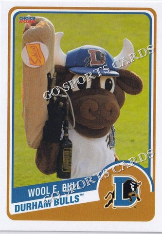 2022 Durham Bulls Wool E Bull Mascot