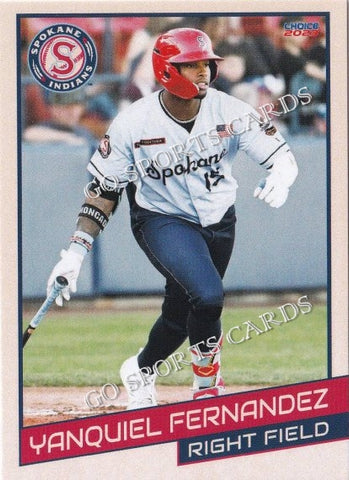 2023 Spokane Indians Yanquiel Fernandez